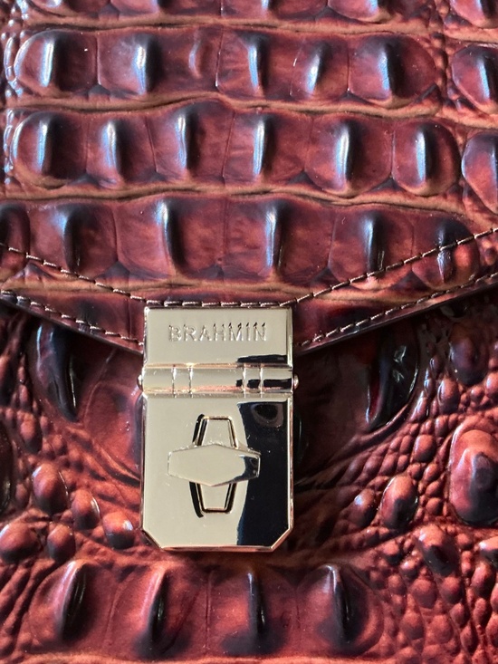 BRAHMIN Liz Pecan Melbourne Backpack • Rare Retired Style • Excellent Condition main image 16